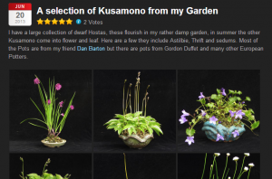 kusamono de tony tickle