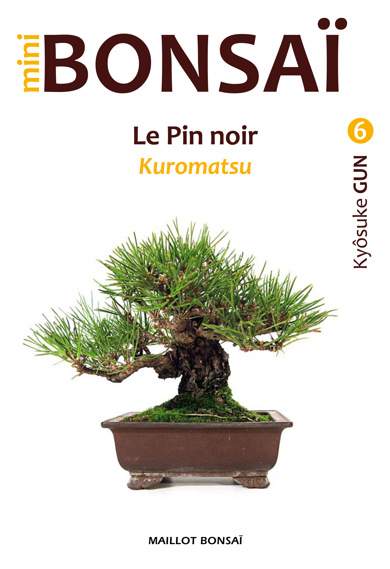 livre sur les mini bonsai de pin noir par Kyosuke Gun
